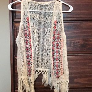 Boho Fringe Vest